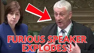 Watch As The Speaker SLAMS Labour as Hypocrites in angry exchange.