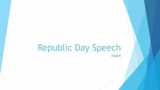 Short Speech on Republic Day | English | Simple Speech | Speech under 2 minute