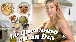 Lo Que Como En Un Día Para Estar Delgada y Fuerte + Tips!