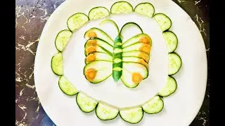 Beautiful Salad decoration ideas | butterfly salad design