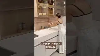 Kitchen hack #hiddenstorage #hidden #kitchen #designideas #homedesign #shorts