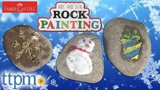 Creativity for Kids Holiday Hide and Seek Rock Painting from Faber-Castell
