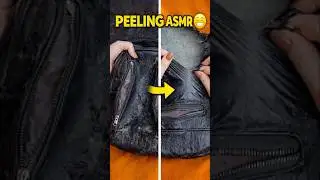 Peeling Everything Off This Backpack (ASMR) So Satisfying 😌 Relaxing, No Talking #peelingasmr