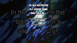 An old Saltwater Fly fishing guide once told me... #saltwaterflyfishing #saltwaterflytying