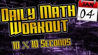 Daily Math Workout #4: (04 Jan 2021)