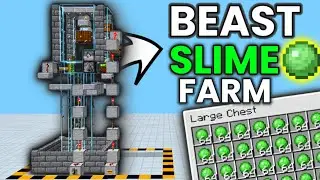 Best Oozing slime farm in Minecraft+1.21|+20 stacks per minute.