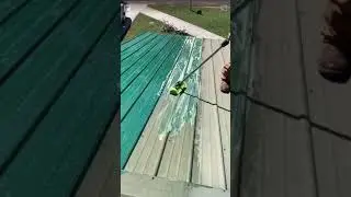 Metal Roof washing