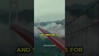 China's Baling River Bridge stretches for miles!#engineering#chinesebridge #china#construction