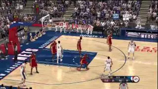 NBA Live 10 Gameplay Lebron Dunks