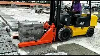 Godrej Forklift With Brick Clamp Attachment
