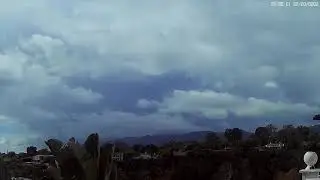 Santa Monica Canyon timelapse with boiling clouds