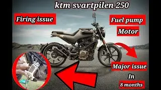 How to solve ktm svartpilen firing issue fuel pump motor #viral#trending#popular