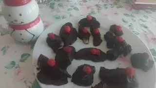 MEYVELİ(muz,elma,ahududu,franboğaz) &Ccedil;İKOLATA YAPTIM 🍌🍎🍫