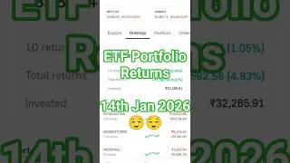 My ETF Portfolio Review | 14th January 2026 | Swing X Compounding #stockmarket #growth #etfportfolio