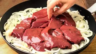 My Korean grandmother taught me this secret recipe! Delicious liver in 20 minutes.