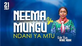 NEEMA YA MUNGU NDANI YA MTU_PASTOR WINNIE MSAMI, 21JULY