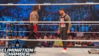 Jey Uso saves Sami Zayn at WWE Elimination Chamber!! 2/18/23