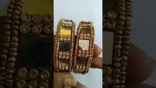 Aari work bangles | Mirror work bangles..