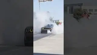 Hellcat Burnouts with FSG8 Winner, Brian G😈#hellcat #burnout #srt