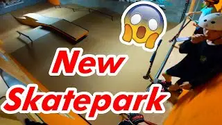 Test Riding *Insane* New Indoor Skatepark On Scooter