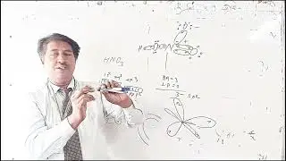 #shape-of-molecule-of-nitric_Acid Hybridization of nitrogen atom and oxygen atom in HNO3 molecule 