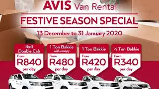 Avis Van Rental Festive Sale