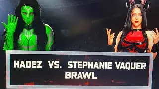 RAW: Backstage brawl: Hadez Vs Stephanie Vaquer