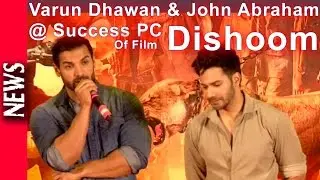 Latest Bollywood News - Varun Dhawan And John Abraham At Dishoom Success PC - Bollywood Gossip 2016