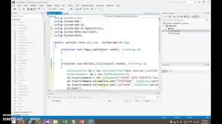 inserting data to sql server from web form