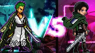 AOT VS One Piece Wano Zoro VS Levi Jump Force Mugen