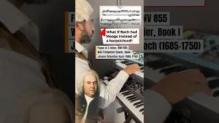 Fugue in E minor, BWV 855 - WTC I by J.S. Bach on Moog Synths! #WendyCarlos #SwitchedOnBach