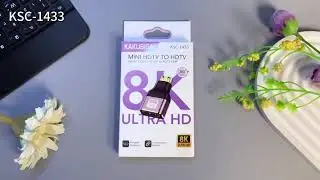 KSC-1433 GAOQING 8K MINI HDTV to HDTV adapter #factory #adapter #phoneaccessories #8k #converter