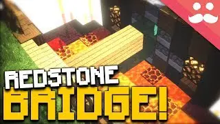 Minecraft WORKING DRAWBRIDGE!
