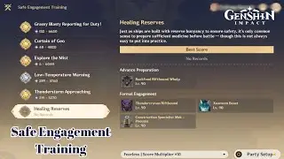 Thunderstorm Approaching & Healing Reserves - Safe Engagement Training Day 3 | Genshin Impact