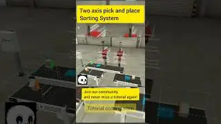 Another sorting project #plc#factoryio#electrical #plcprogramming #sorting material #simulation