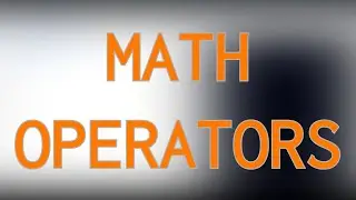 Math operators