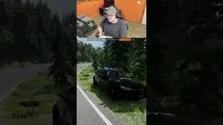BeamNG criminal takedown! #shorts