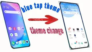 Blue circle theme || new theme for vivo mobile || theme apply