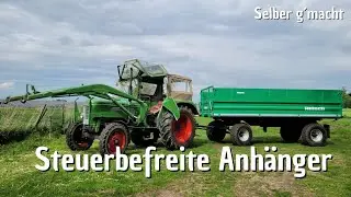 Anhänger steuerbefreit 💰