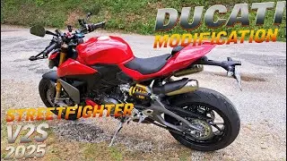 Ep3 Saison 1🔧 Pr&eacute;sentation des Modifs 🛠️ + Balade Moto Ducati Streetfighter 2025 V2S