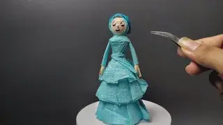 Tutorial Paper Quilling 3D Hijab Girl || Membuat boneka kertas perempuan hijab