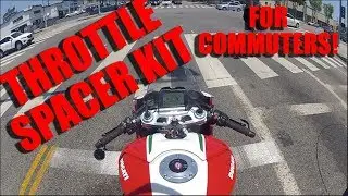TOP 3 BENEFITS for commuters: Ducati Throttle Spacer Kit!