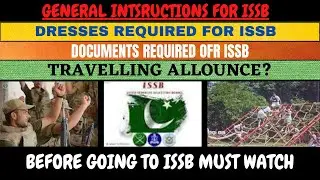 ISSB FOUR (4) DAYS SCHEDULE - DOCUMENTS REQUIRED OFR ISSB - ISSB GENERAL INFORMATION - ISSB 2023