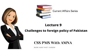 Challenges to foreign policy of Pakistan