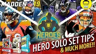 All The Tips For MUT Hero Solos & Sets - Madden 19 Heroes - 