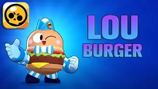 Lou Burger SKIN - BRAWL STARS -  Deutsch Gameplay (iOS, Android)