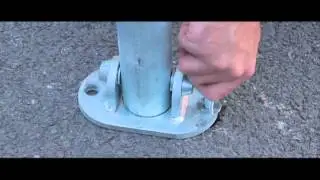 Key Lock Parking Post - Barriers - TheWorkplaceDepot
