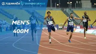Kahmari Montgomery wins his first Diamond League 400m in Doha - Wanda Diamond League