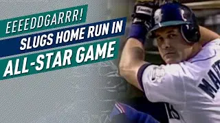 Edgar Martinez Slugs Home Run in All-Star Game