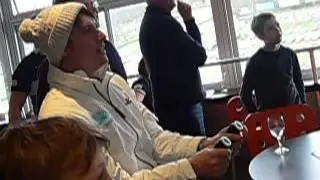 Andy Neate races on track while off track at Brands Hatch. On the Stopwatch Suite RaceSim
